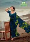 Anjana By Sanskar Bember Pattern Georgette Fancy Saree Wholesale In India